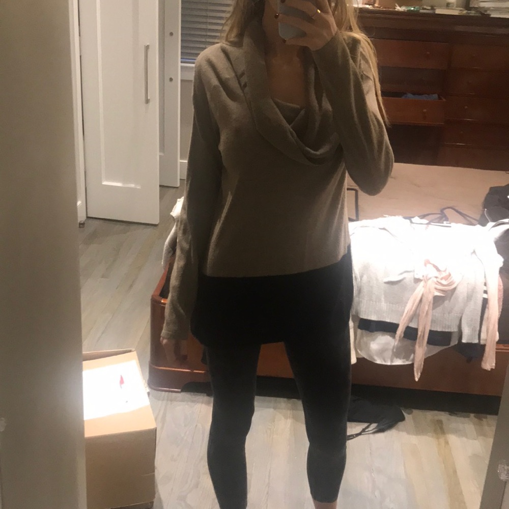 August silk oversized turtle neck!